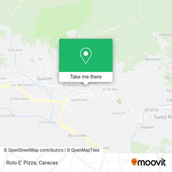 Rolo E' Pizza map