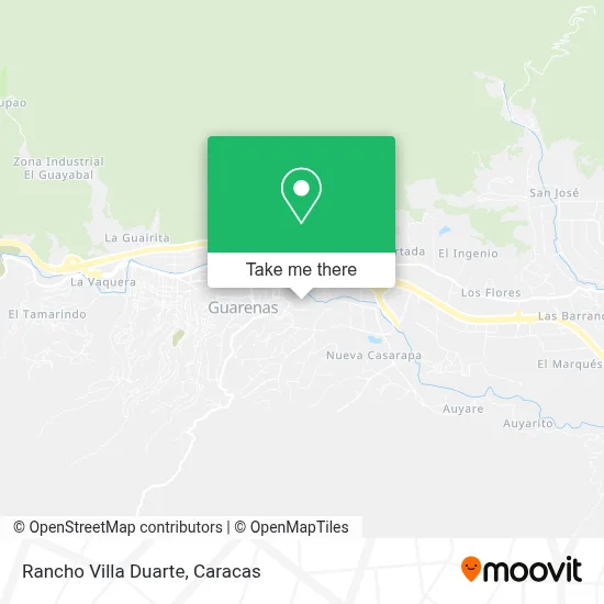 Rancho Villa Duarte map