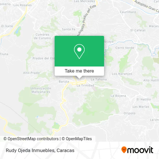 Rudy Ojeda Inmuebles map