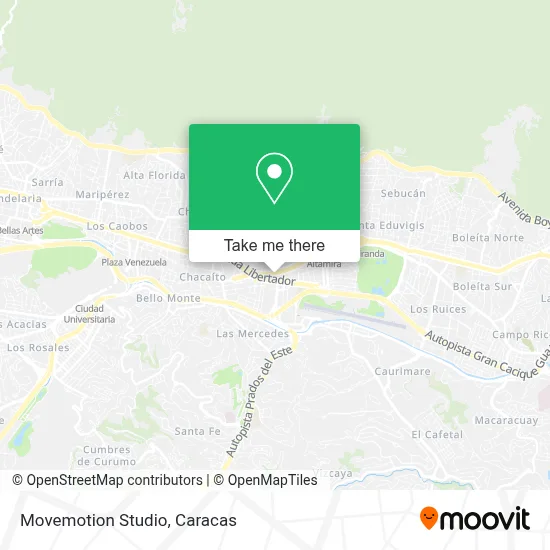 Movemotion Studio map