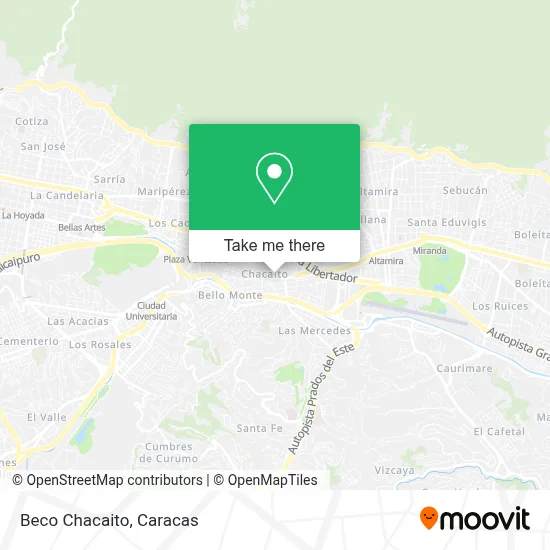 Beco Chacaito map