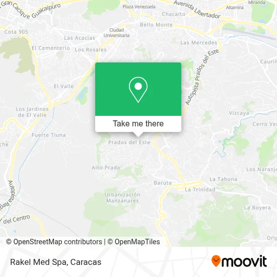 Rakel Med Spa map