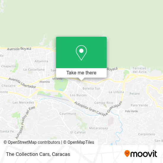 The Collection Cars map