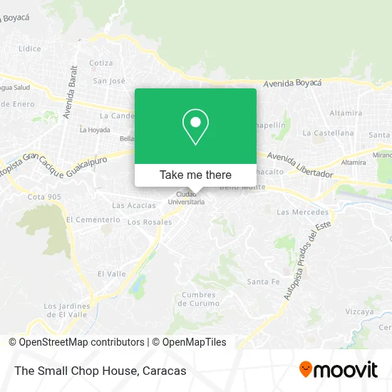 The Small Chop House map