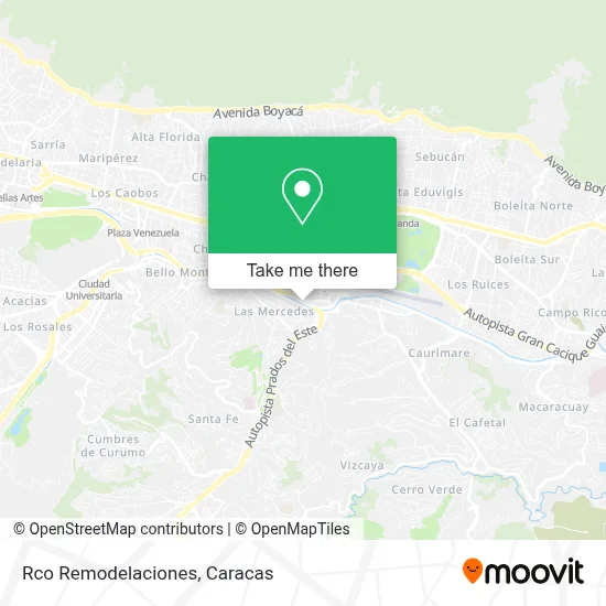 Rco Remodelaciones map