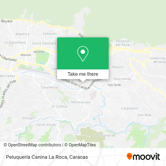 Peluquería Canina La Roca map