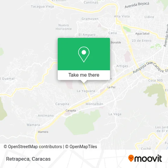 Retrapeca map
