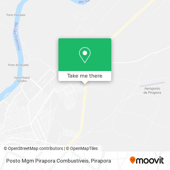 Mapa Posto Mgm Pirapora Combustíveis