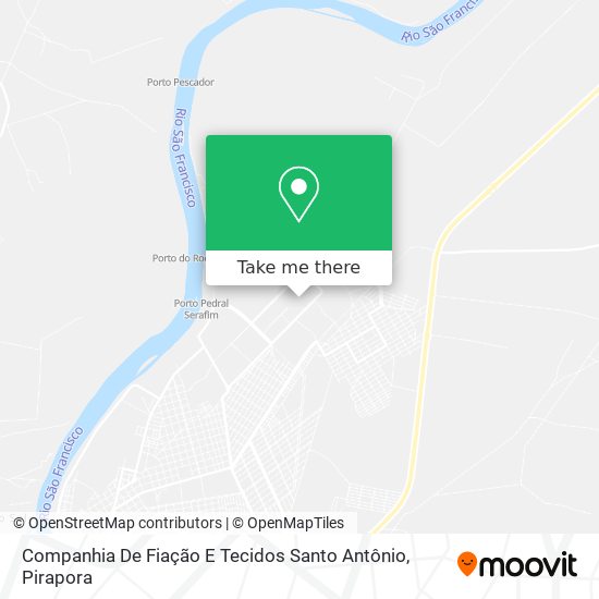 Companhia De Fiação E Tecidos Santo Antônio map