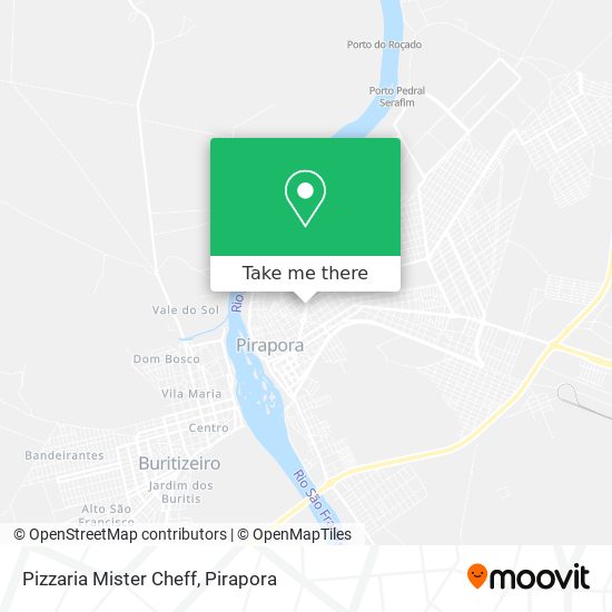 Pizzaria Mister Cheff map