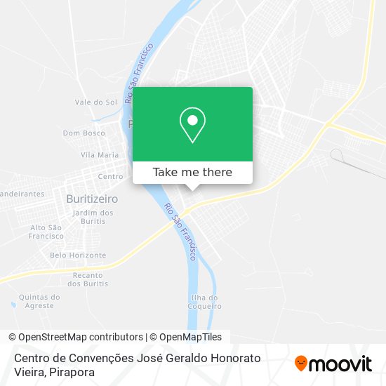 Centro de Convenções José Geraldo Honorato Vieira map