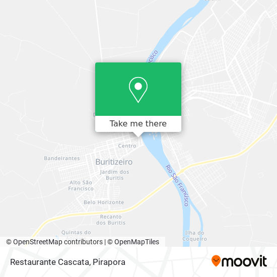 Restaurante Cascata map