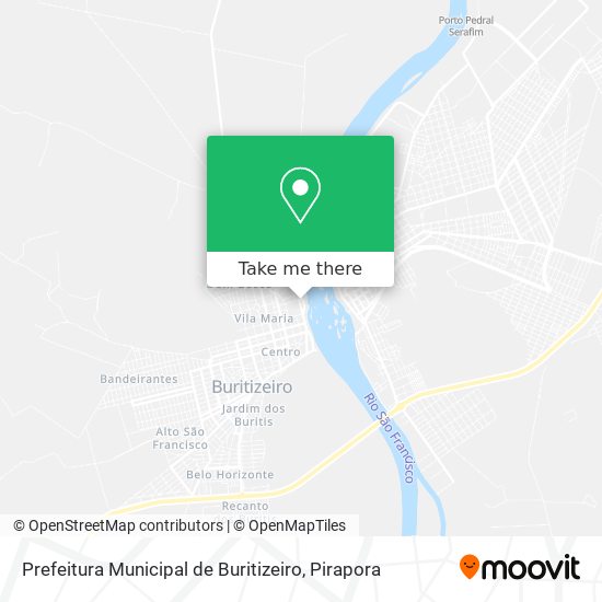 Prefeitura Municipal de Buritizeiro map