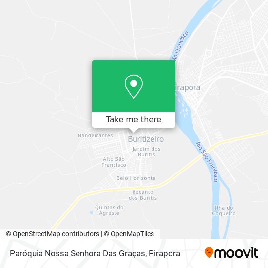 Mapa Paróquia Nossa Senhora Das Graças