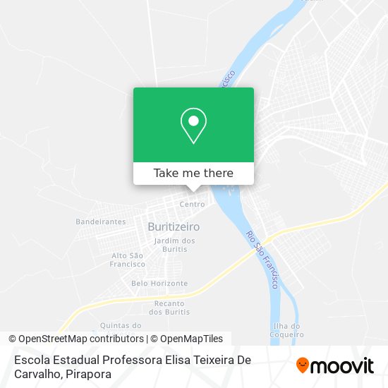 Mapa Escola Estadual Professora Elisa Teixeira De Carvalho