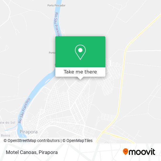 Motel Canoas map