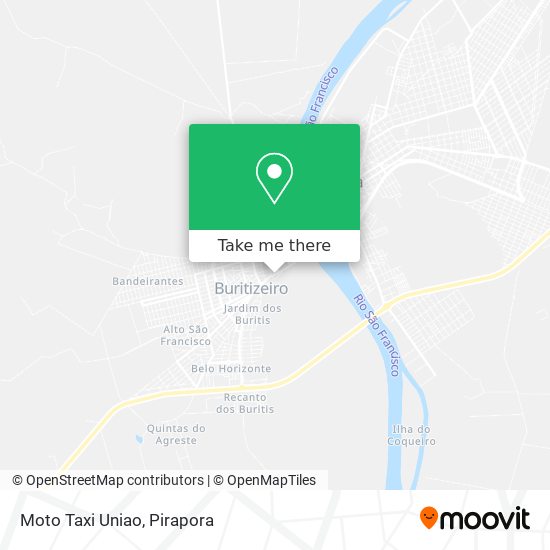 Moto Taxi Uniao map