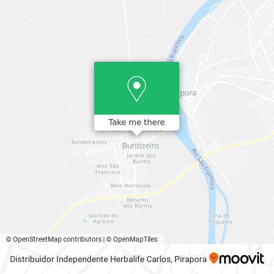 Distribuidor Independente Herbalife Carlos map