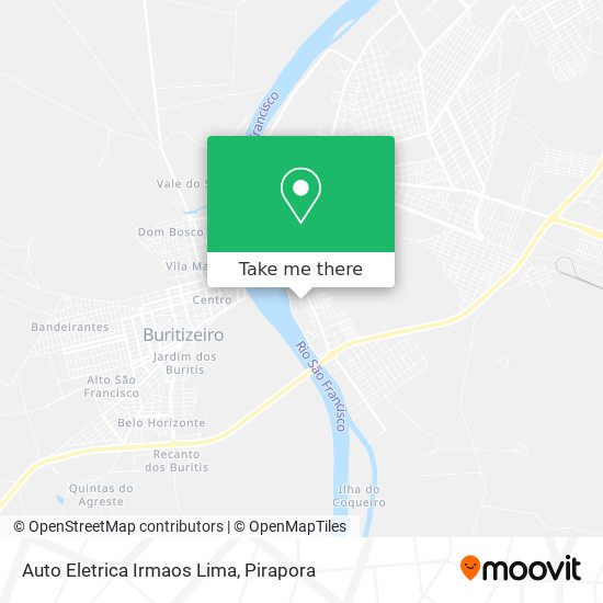 Auto Eletrica Irmaos Lima map
