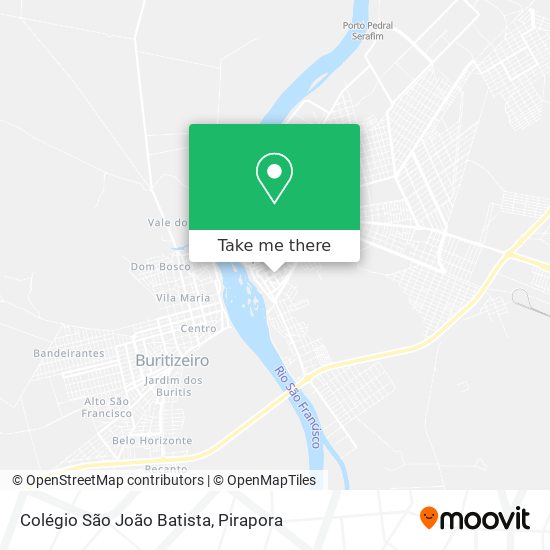 Colégio São João Batista map
