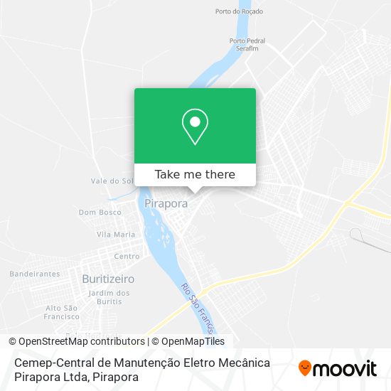 Cemep-Central de Manutenção Eletro Mecânica Pirapora Ltda map