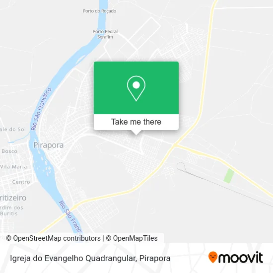 Igreja do Evangelho Quadrangular map