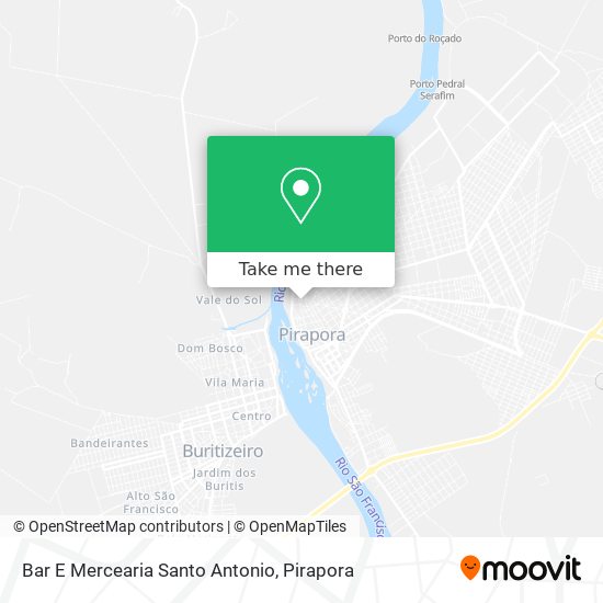Bar E Mercearia Santo Antonio map