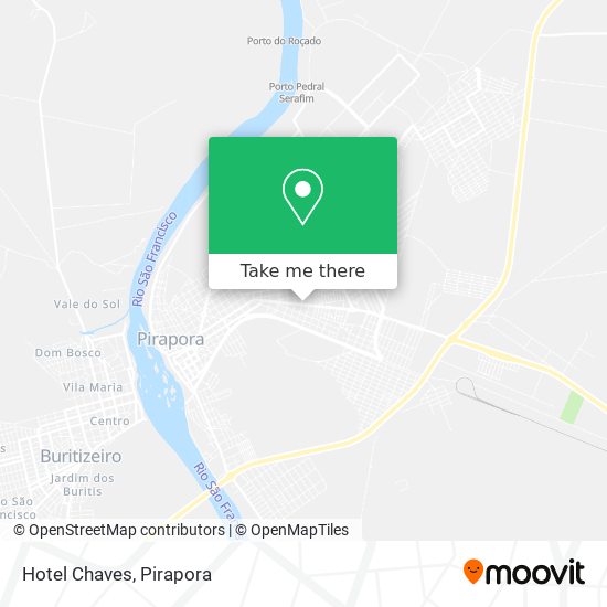 Hotel Chaves map