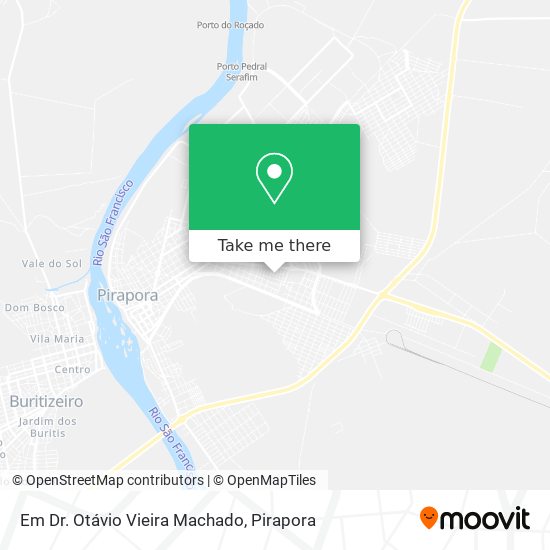 Em Dr. Otávio Vieira Machado map