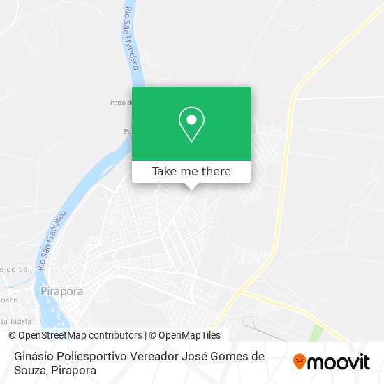 Ginásio Poliesportivo Vereador José Gomes de Souza map