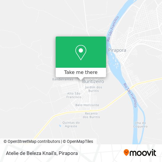 Atelie de Beleza Knail's map