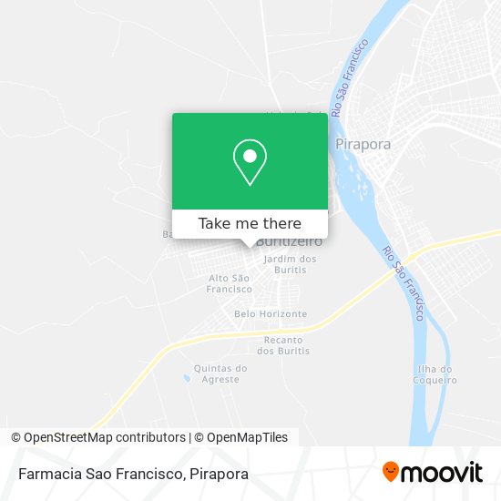 Mapa Farmacia Sao Francisco