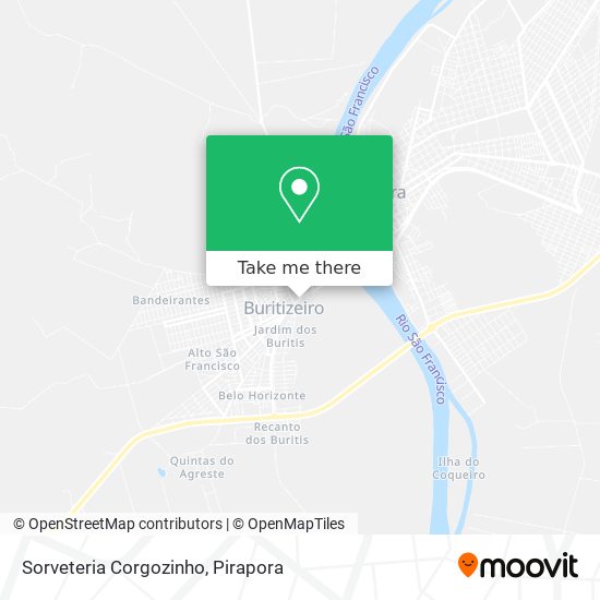 Mapa Sorveteria Corgozinho