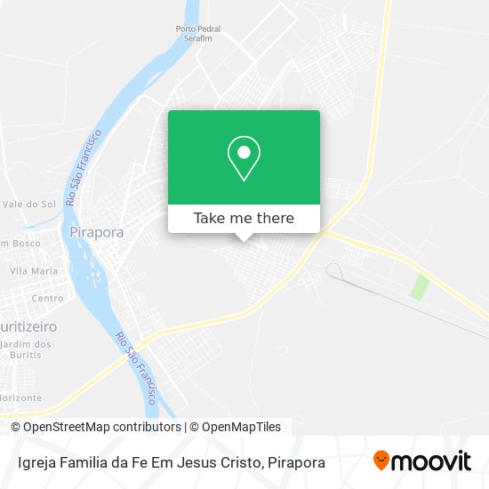 Igreja Familia da Fe Em Jesus Cristo map