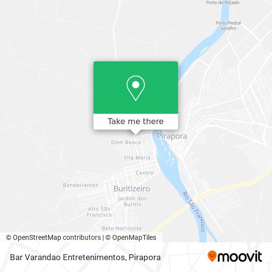 Mapa Bar Varandao Entretenimentos