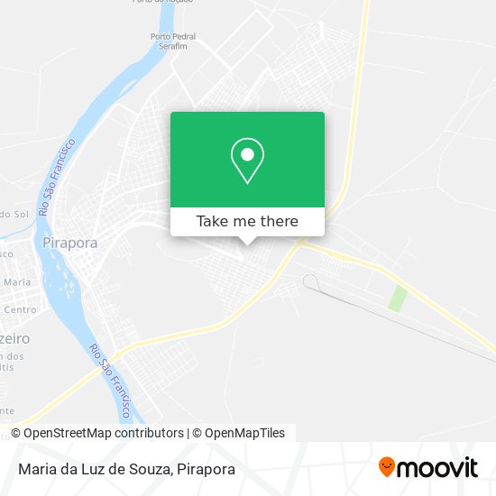 Maria da Luz de Souza map