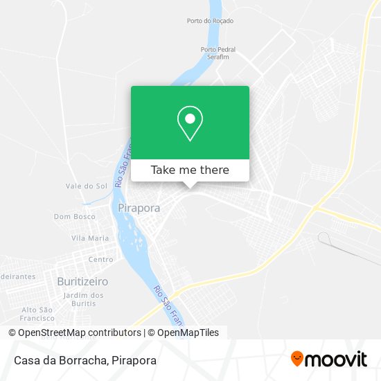 Casa da Borracha map