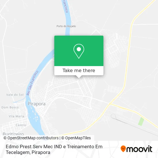 Edmo Prest Serv Mec IND e Treinamento Em Tecelagem map