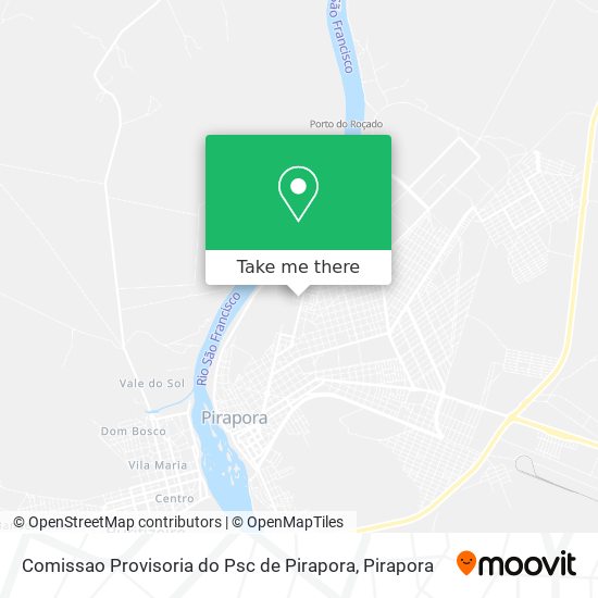 Mapa Comissao Provisoria do Psc de Pirapora