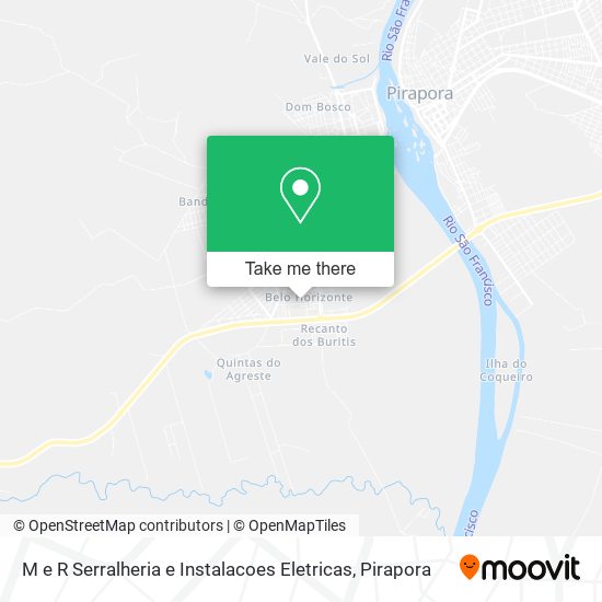 Mapa M e R Serralheria e Instalacoes Eletricas