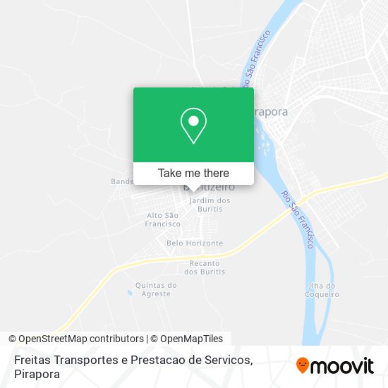Mapa Freitas Transportes e Prestacao de Servicos