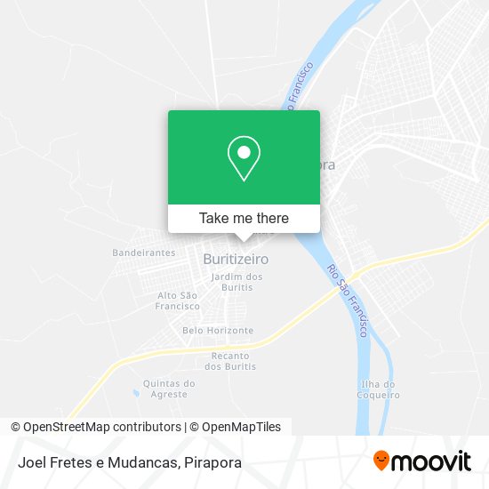 Joel Fretes e Mudancas map