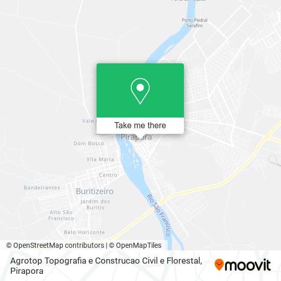 Agrotop Topografia e Construcao Civil e Florestal map