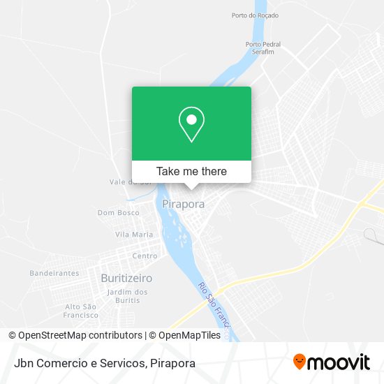 Jbn Comercio e Servicos map