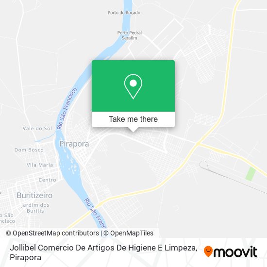 Jollibel Comercio De Artigos De Higiene E Limpeza map