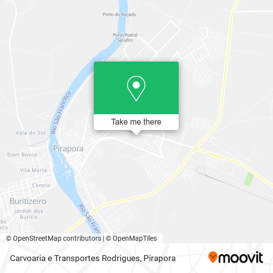 Mapa Carvoaria e Transportes Rodrigues