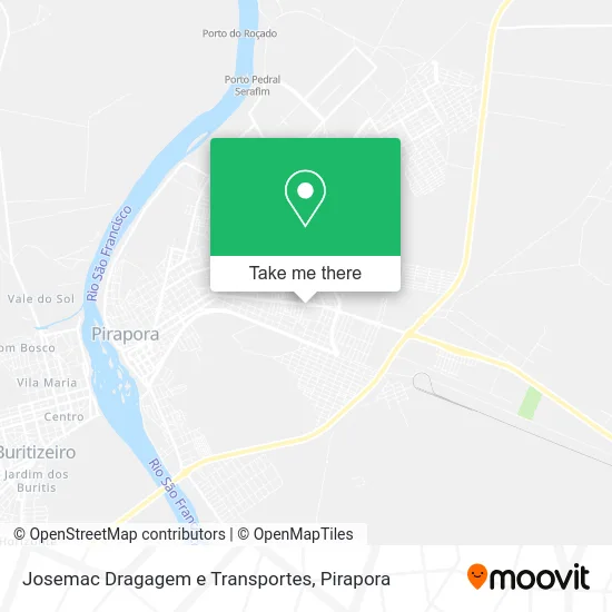Josemac Dragagem e Transportes map