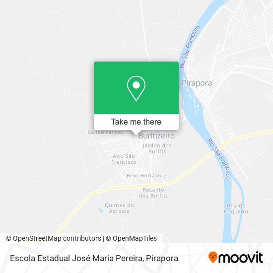 Mapa Escola Estadual José Maria Pereira