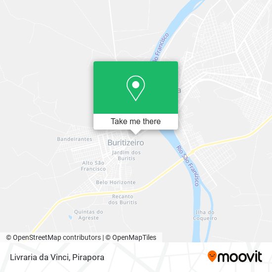 Livraria da Vinci map