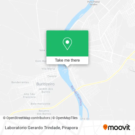 Laboratorio Gerardo Trindade map